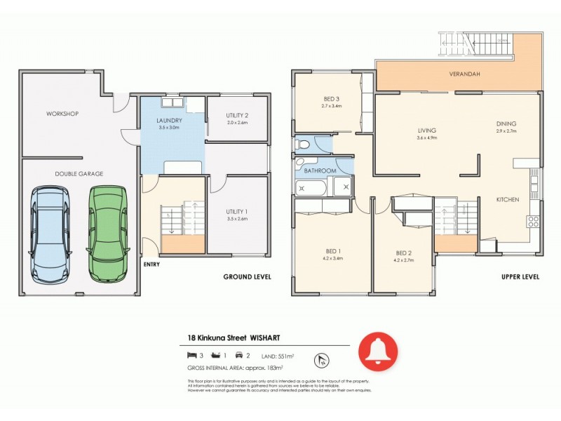 18 Kinkuna Street, Wishart QLD 4122 Floorplan