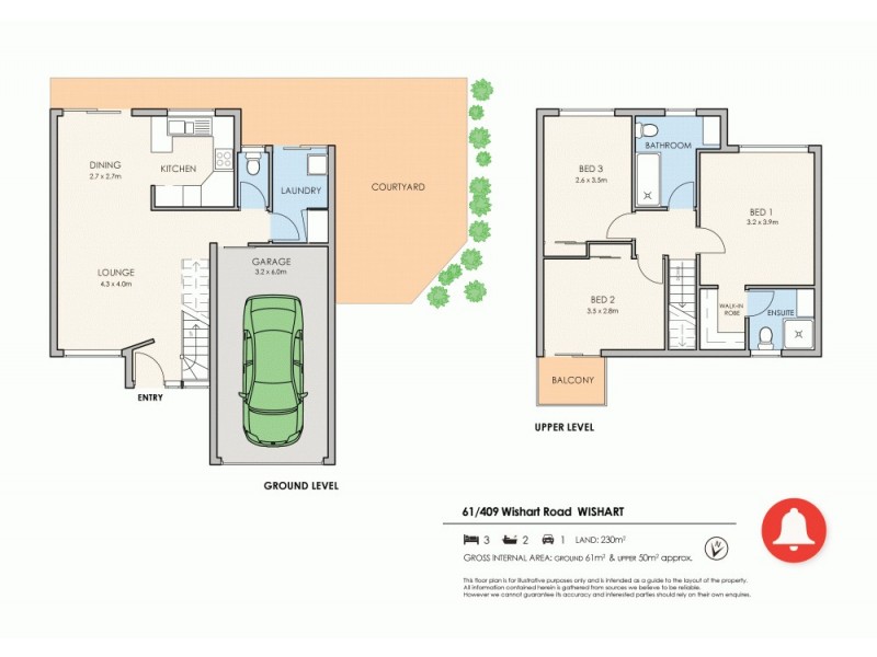 61/409 Wishart Road, Wishart QLD 4122 Floorplan