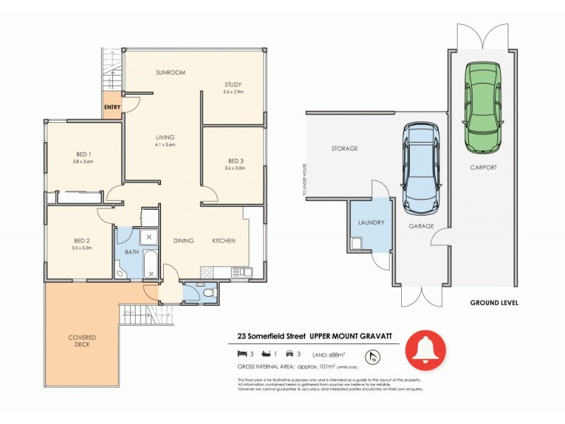 23 Somerfield Street, Upper Mount Gravatt QLD 4122 Floorplan