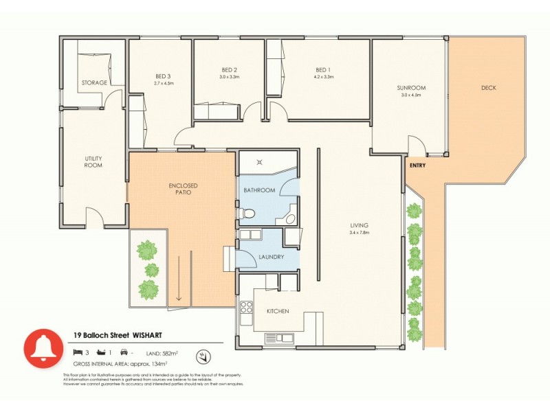 19 Balloch Street, Wishart QLD 4122 Floorplan