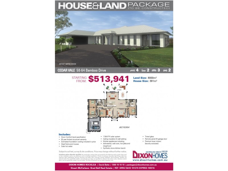 58-64 Bamboo Drive, Cedar Vale QLD 4285