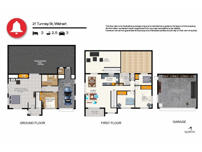21 Tunney Street, Wishart QLD 4122 Floorplan