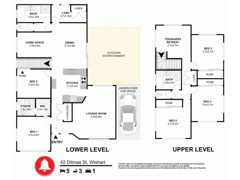 42 Ditmas Street, Wishart QLD 4122 Floorplan