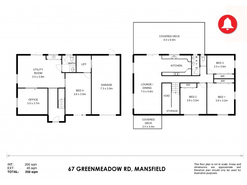 67 Greenmeadow Road, Mansfield QLD 4122 Floorplan