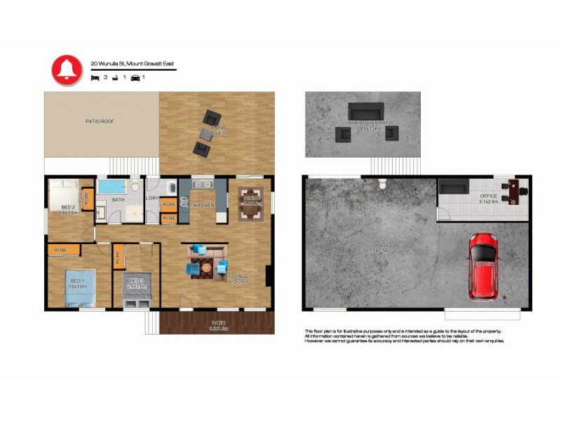 20 Wunulla Street, Mount Gravatt East QLD 4122 Floorplan