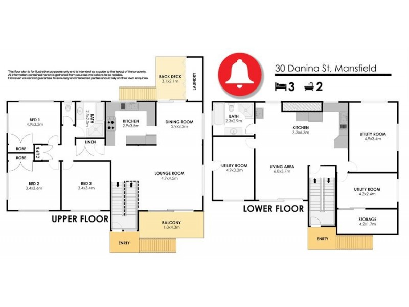 30 Danina Street, Mansfield QLD 4122 Floorplan