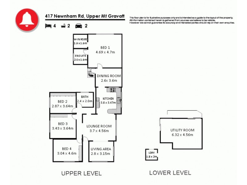 417 Newnham Road, Upper Mount Gravatt QLD 4122 Floorplan