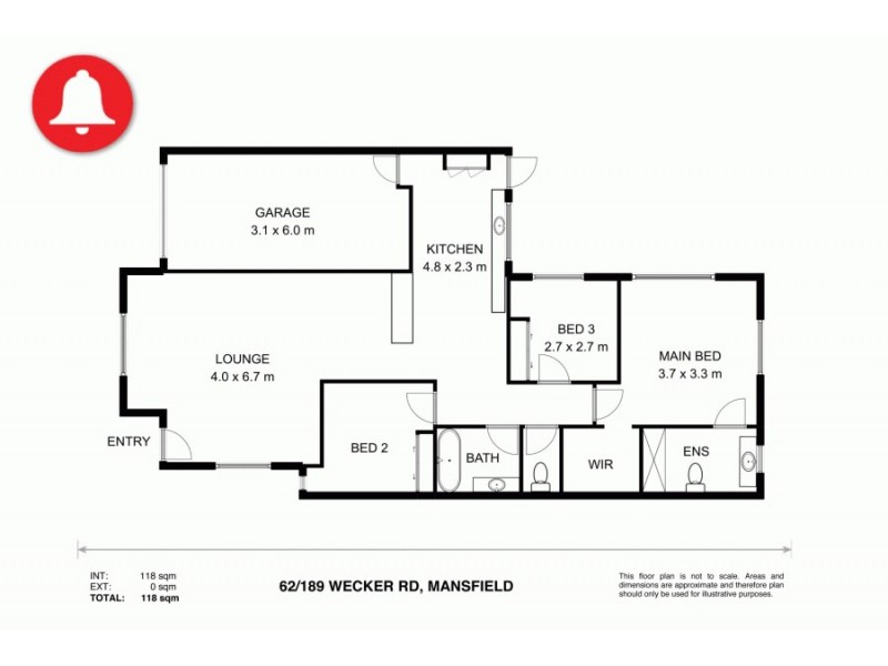 62/189 Wecker Road, Mansfield QLD 4122 Floorplan