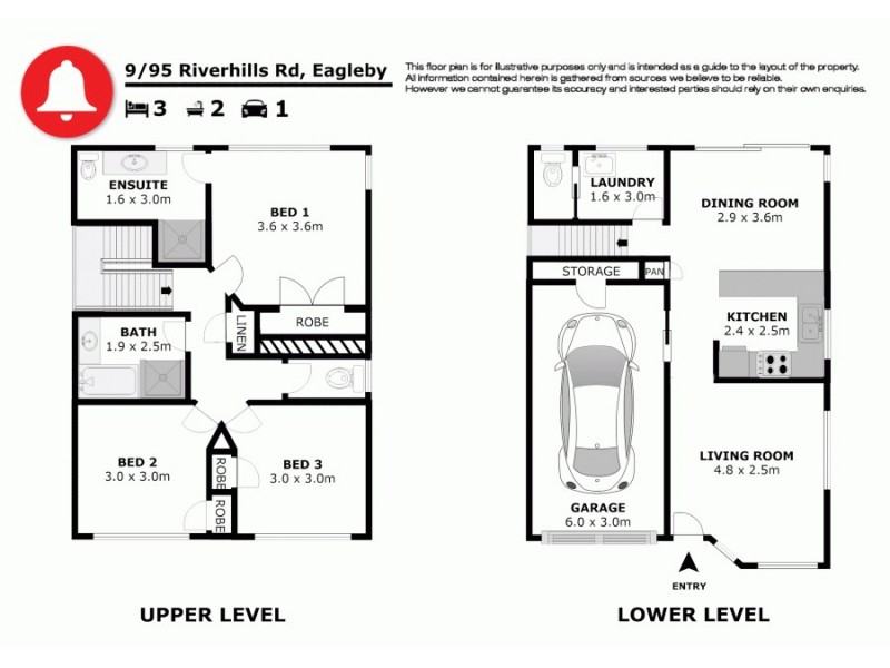 9/95 River Hills Rd, Eagleby QLD 4207 Floorplan