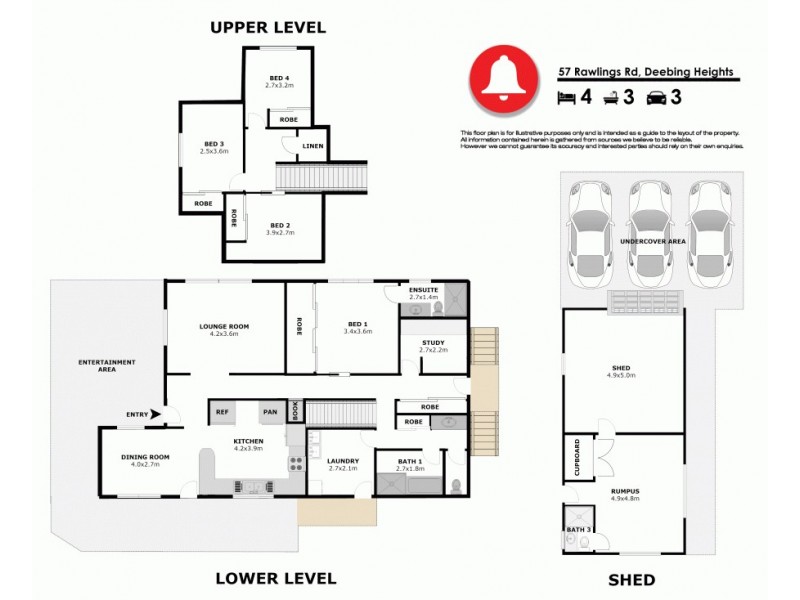 57 Rawlings Road, Deebing Heights QLD 4306 Floorplan