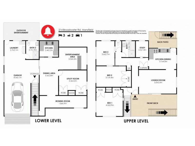 214 Broadwater Road, Mansfield QLD 4122 Floorplan