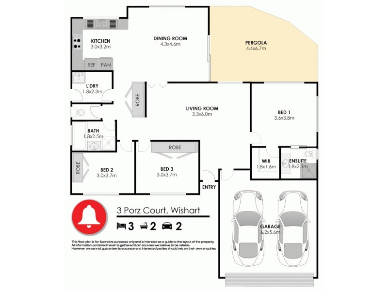 3 Porz Court, Wishart QLD 4122 Floorplan