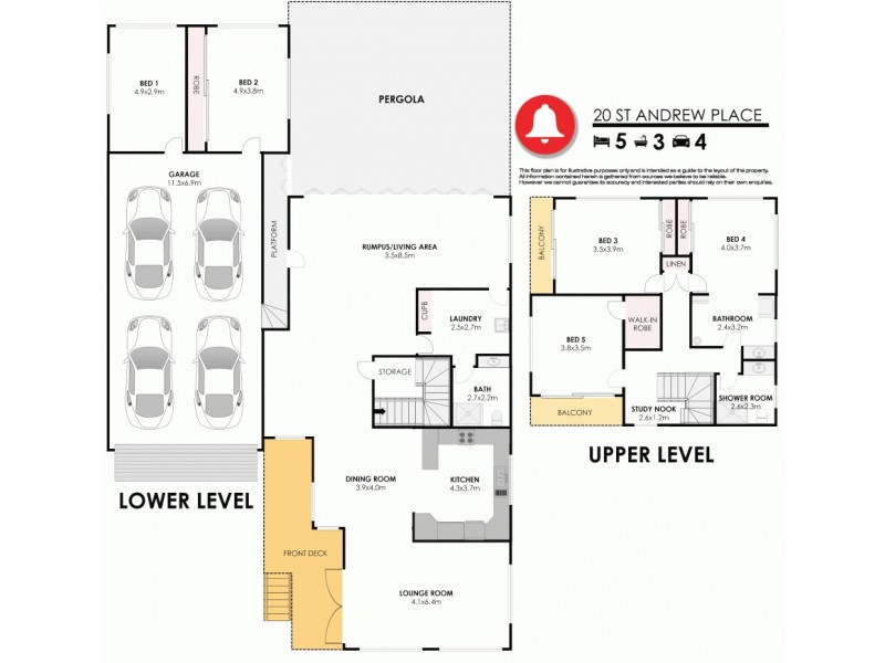 20 St Andrew Place, Wishart QLD 4122 Floorplan