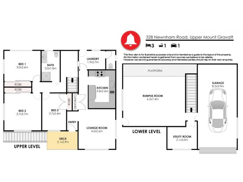 328 Newnham Road, Upper Mount Gravatt QLD 4122 Floorplan