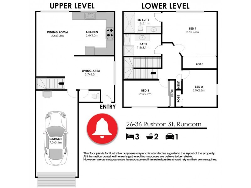 26/36 Rushton Street, Runcorn QLD 4113 Floorplan