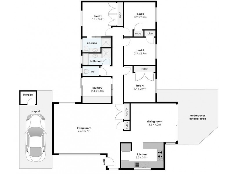 15 Leru Street, Mansfield QLD 4122 Floorplan