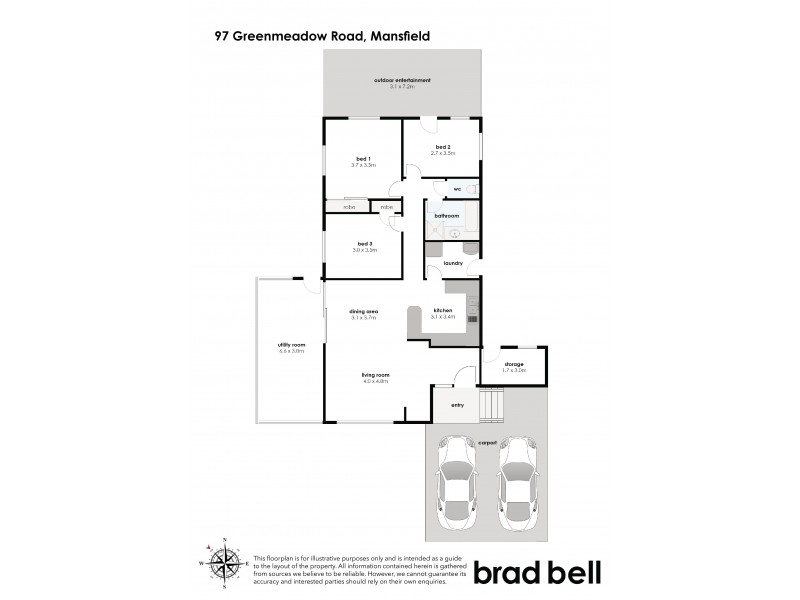 97 Greenmeadow Road, Mansfield QLD 4122 Floorplan