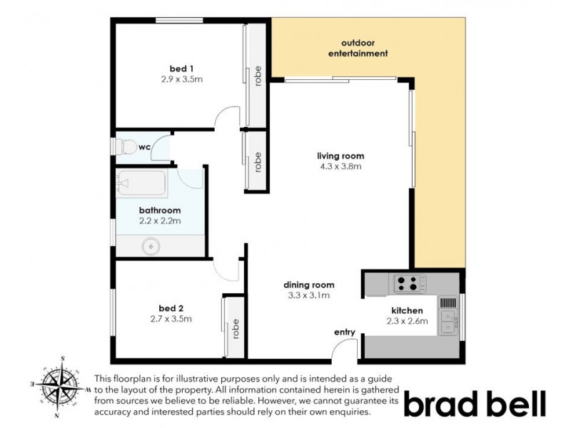 1/47 Ellis Street, Greenslopes QLD 4120 Floorplan