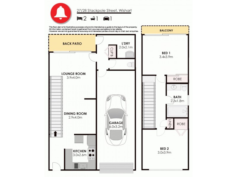 27/28 Stackpole Street, Wishart QLD 4122 Floorplan