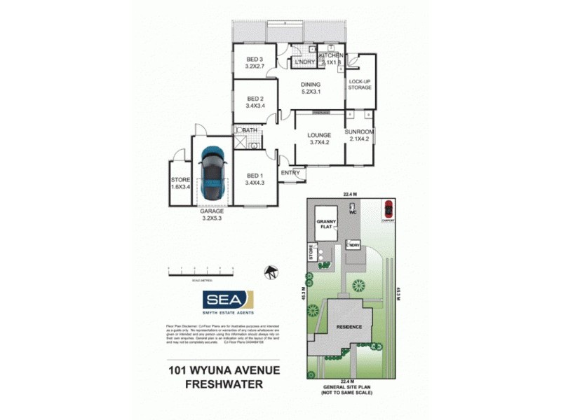 101 Wyuna Avenue, Freshwater NSW 2096 Floorplan