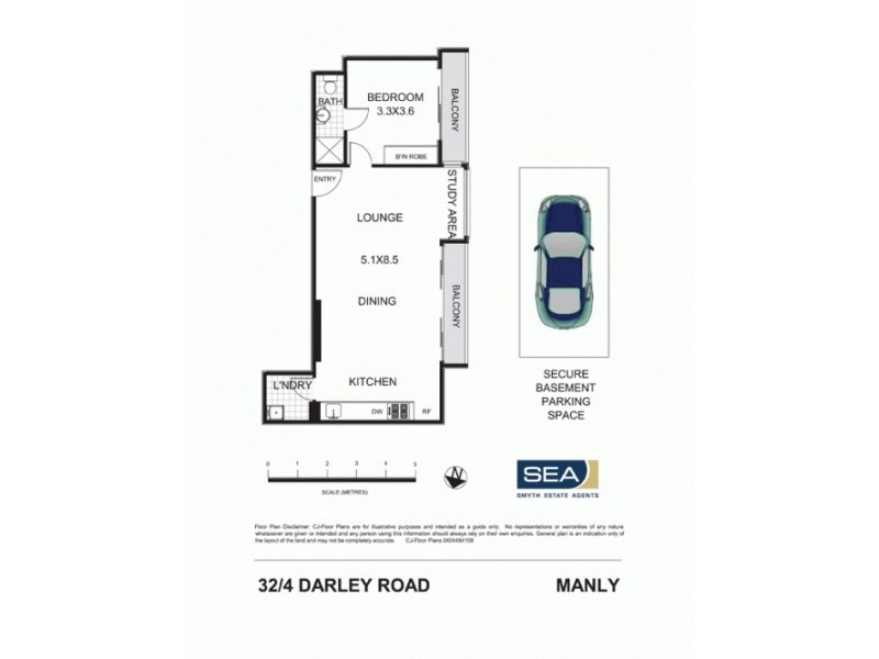 32/4 Darley Road, Manly NSW 2095 Floorplan