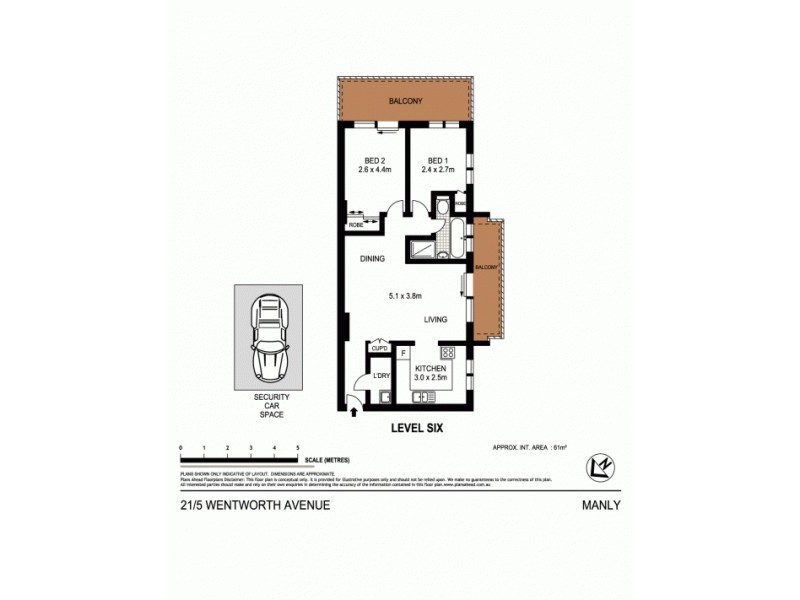 21/5 Wentworth Street,, Manly NSW 2095 Floorplan