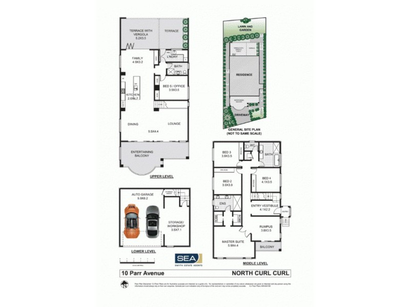 10 Parr Avenue, North Curl Curl NSW 2099 Floorplan