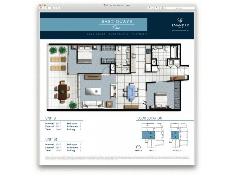 25-31 East Quay Drive, Biggera Waters QLD 4216 Floorplan