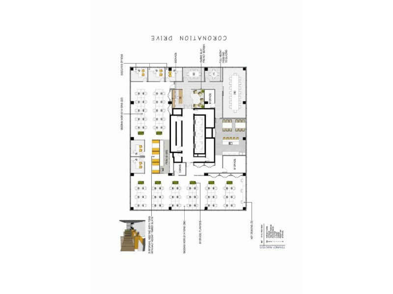 Level 7/301 Coronation Drive, Milton QLD 4064 Floorplan
