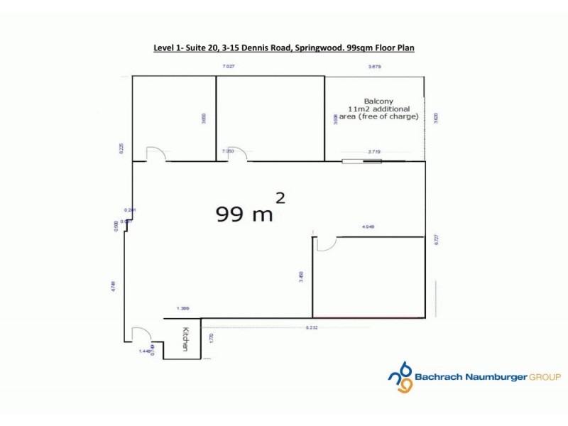 Suite 20 Level 3-15 Dennis Road, Springwood QLD 4127 Floorplan