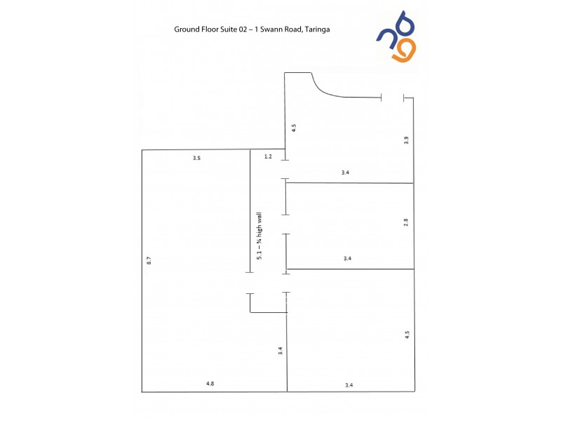 Suite 2/1 Swann Road, Taringa QLD 4068 Floorplan
