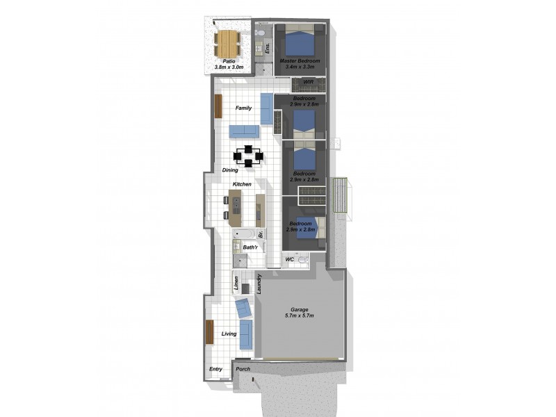 1 Goldmine Road, Ormeau QLD 4208 Floorplan