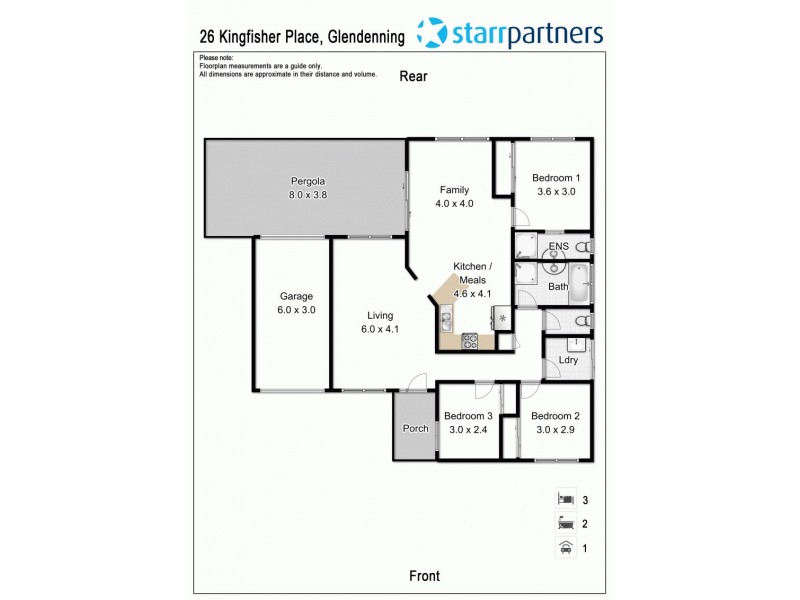 26 Kingfisher Place, Glendenning NSW 2761 Floorplan