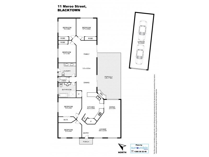11 Meroo Street, Blacktown NSW 2148 Floorplan