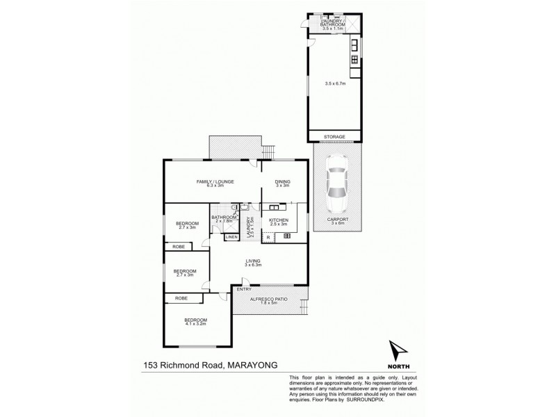 153 Richmond Road, Marayong NSW 2148 Floorplan