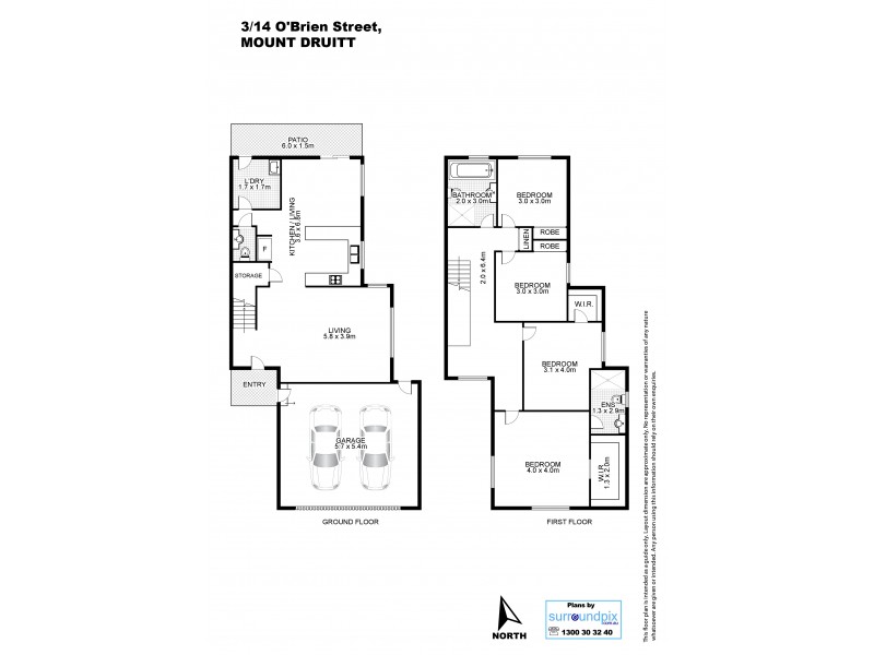 3/14 O’Brien Street, Mount Druitt NSW 2770 Floorplan