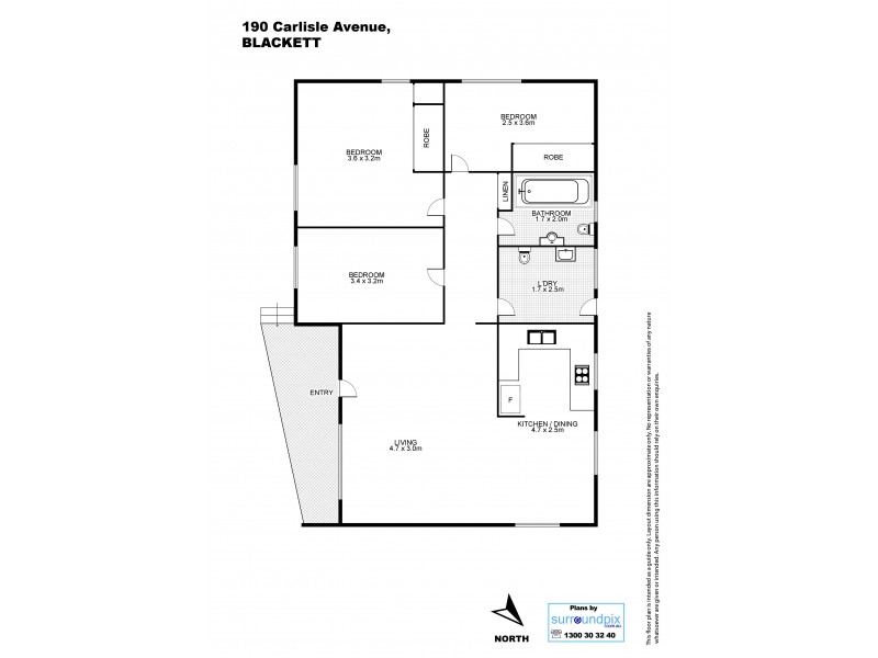 190 Carlisle Avenue, Blackett NSW 2770 Floorplan