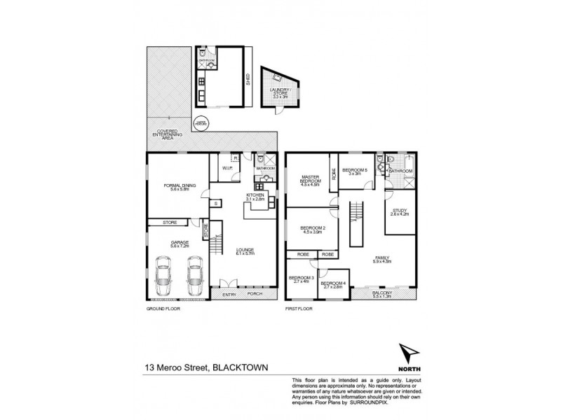 13 Meroo Street, Blacktown NSW 2148 Floorplan