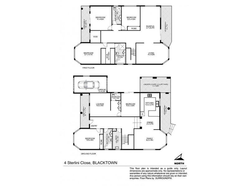 4 Sterlini Close, Blacktown NSW 2148 Floorplan