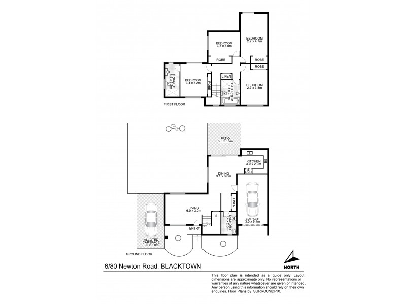 6/80 Newton Road, Blacktown NSW 2148 Floorplan