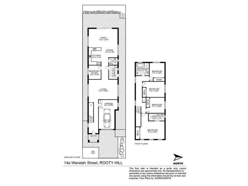 14A Waratah Street, Rooty Hill NSW 2766 Floorplan