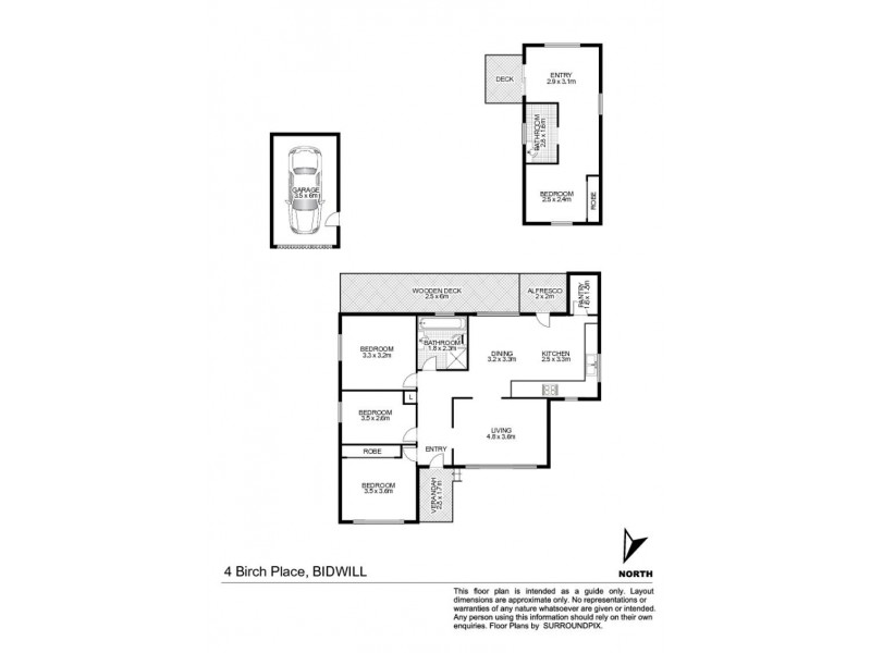 4 Birch Place, Bidwill NSW 2770 Floorplan