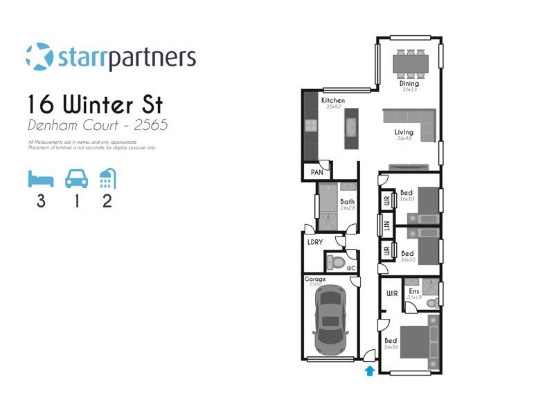 16 Winter Street, Denham Court NSW 2565 Floorplan