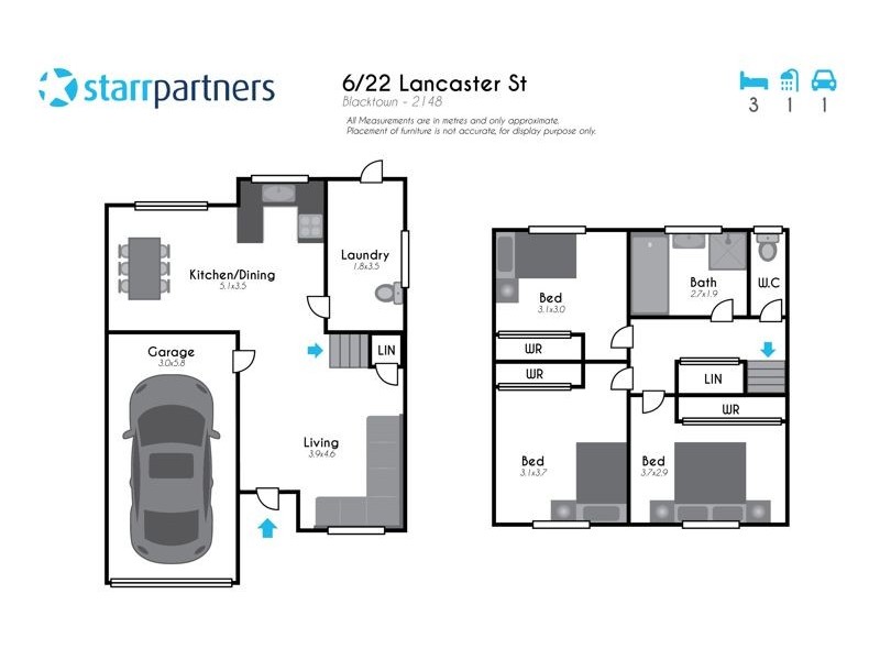 6/22 Lancaster Street, Blacktown NSW 2148 Floorplan