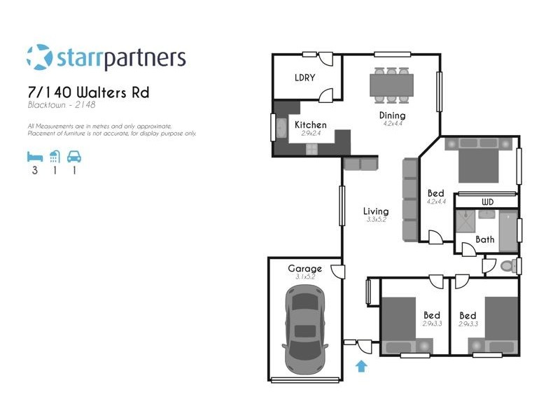 7/140 Walters Road, Blacktown NSW 2148 Floorplan