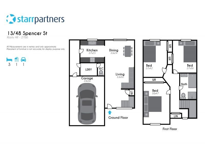 13/48 Spencer Street, Rooty Hill NSW 2766 Floorplan
