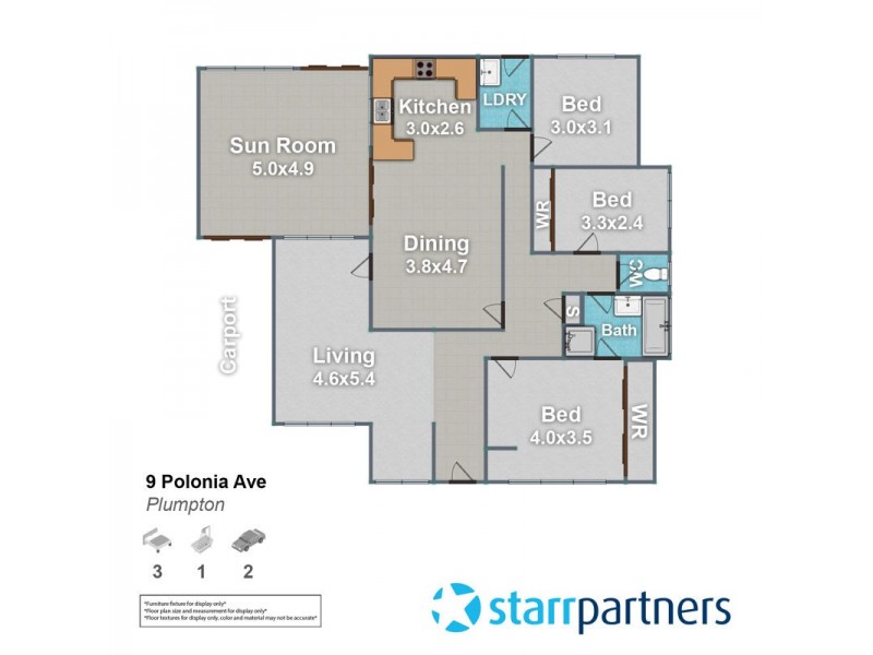 9 Polonia Avenue, Plumpton NSW 2761 Floorplan
