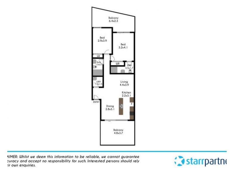 9/15 Bransgrove Street, Wentworthville NSW 2145 Floorplan