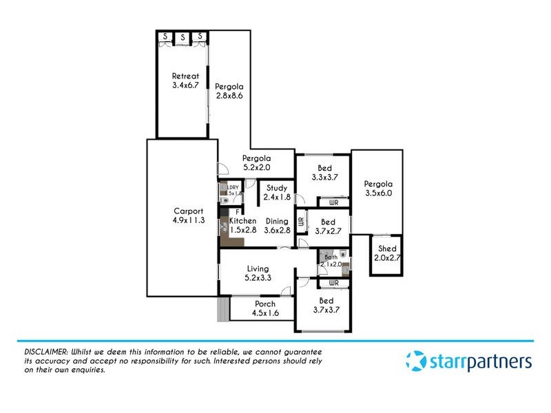 4 Jennifer Avenue, Blacktown NSW 2148 Floorplan