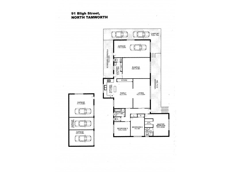 91 Bligh Street, Tamworth NSW 2340 Floorplan